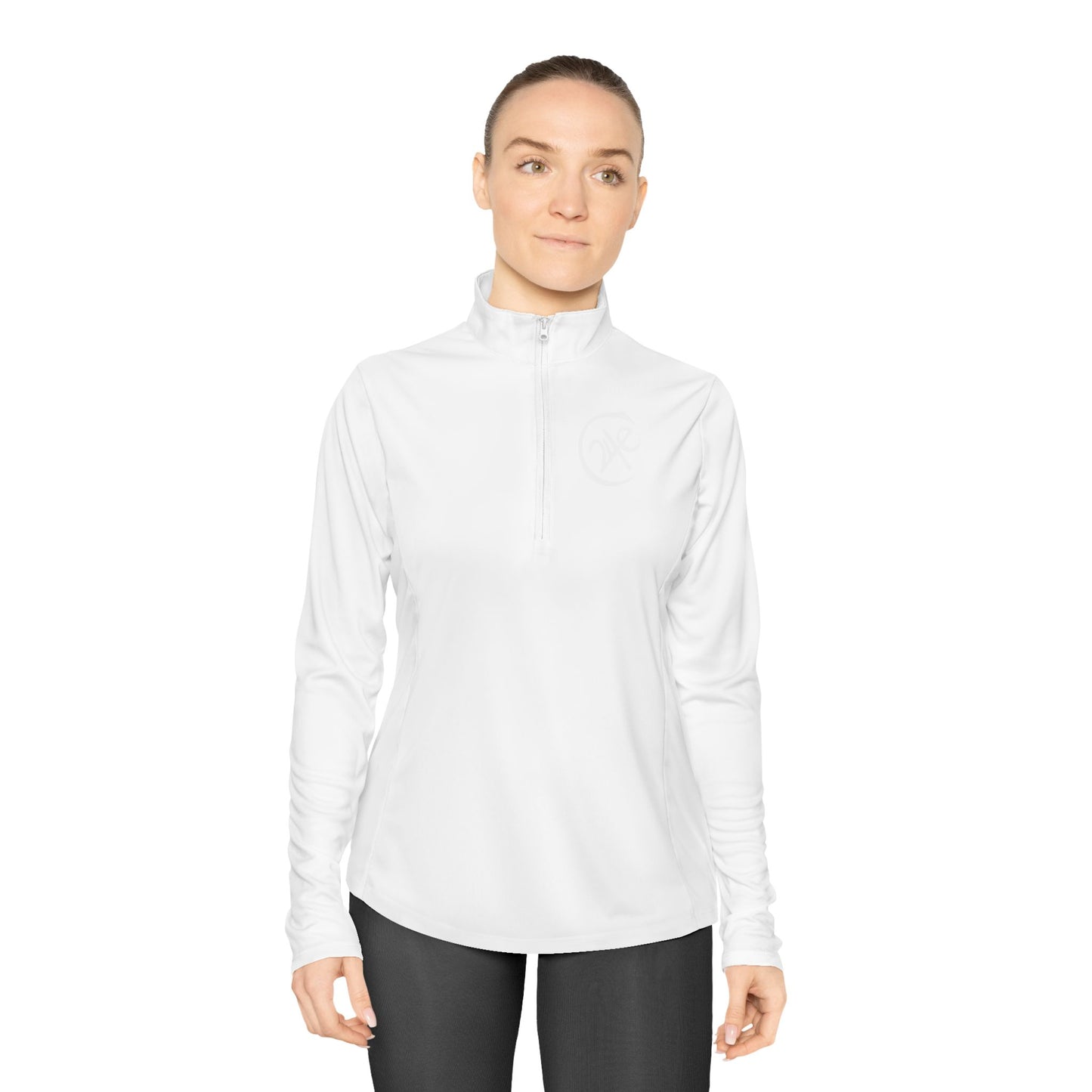 24e LOGO Quarter-Zip Pullover for Women