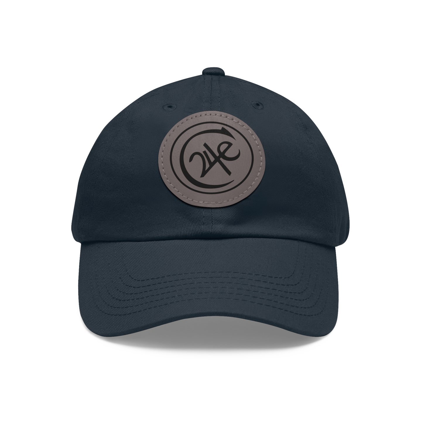 24e LEATHER PATCH DAD HAT | Casual Cap, Unique Headwear