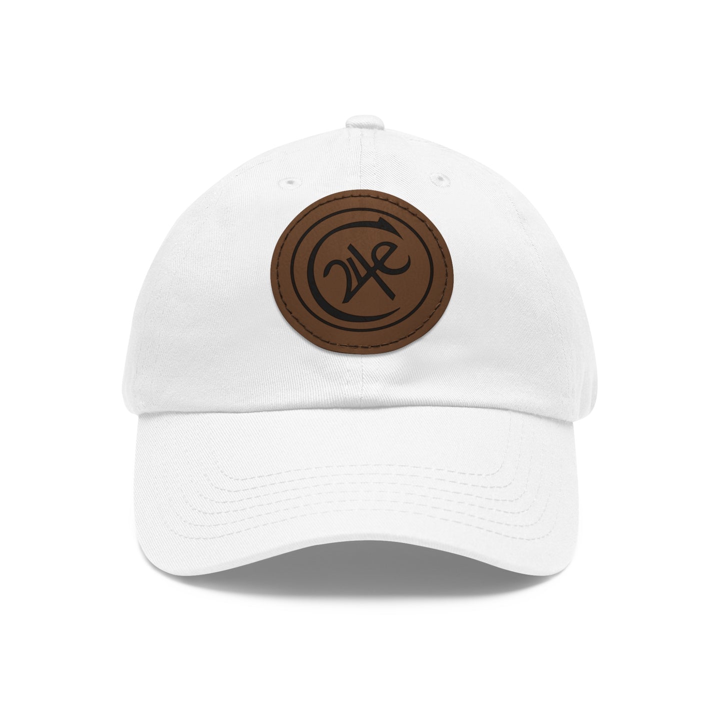 24e LEATHER PATCH DAD HAT | Casual Cap, Unique Headwear