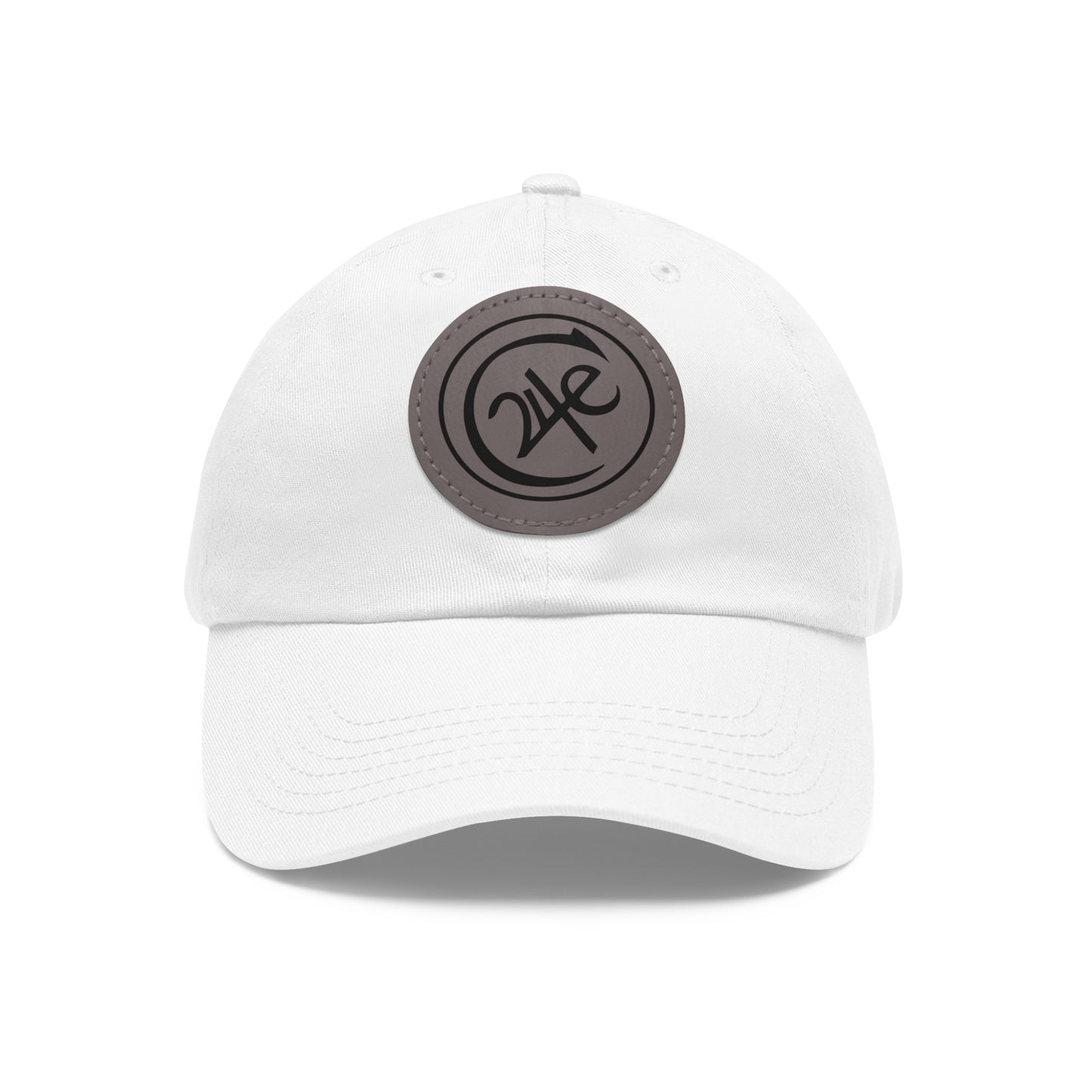 24e LEATHER PATCH DAD HAT | Casual Cap, Unique Headwear