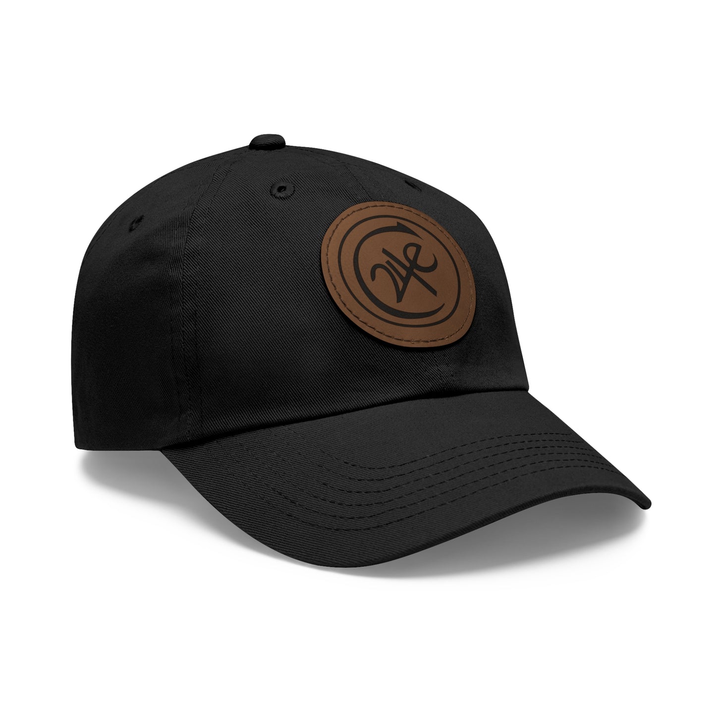 24e LEATHER PATCH DAD HAT | Casual Cap, Unique Headwear