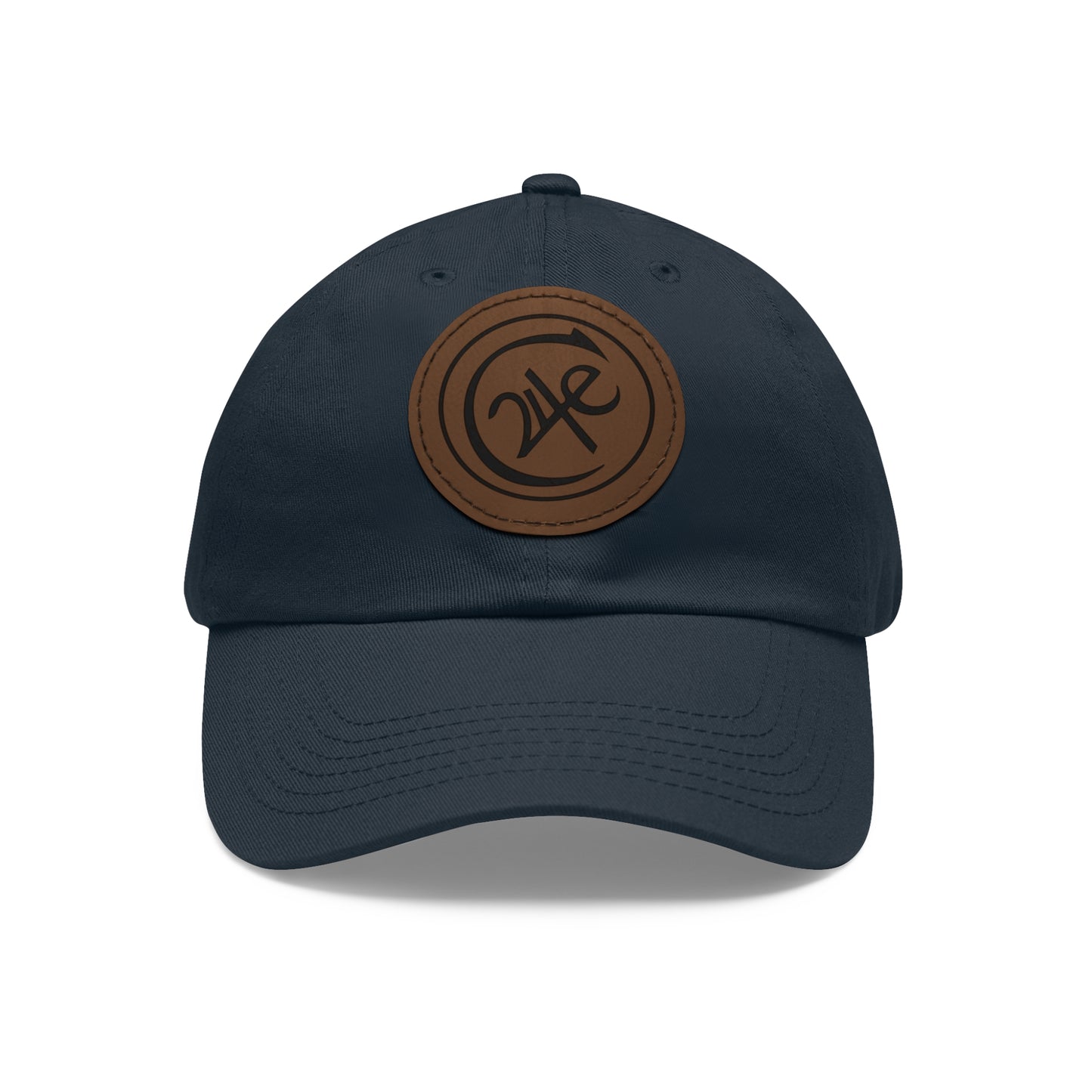 24e LEATHER PATCH DAD HAT | Casual Cap, Unique Headwear