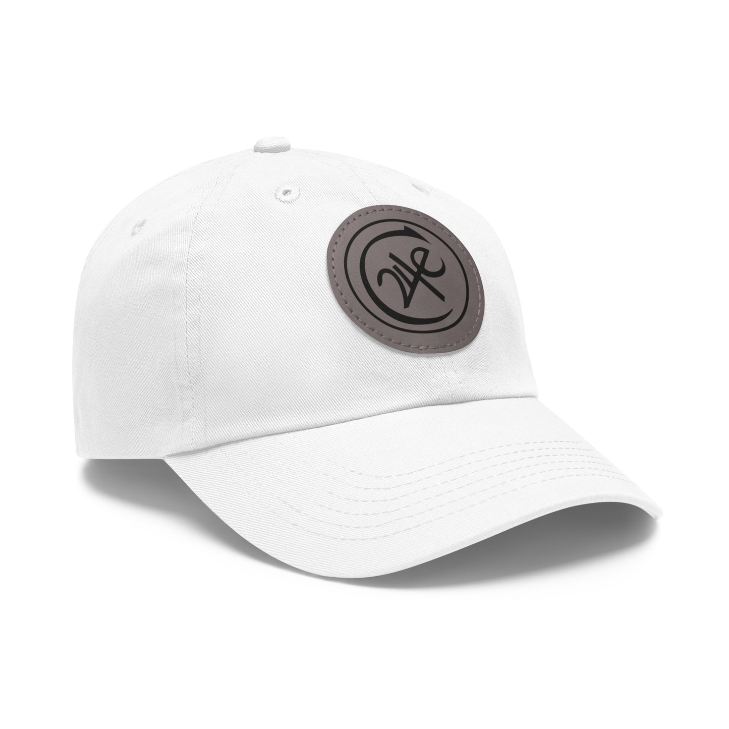 24e LEATHER PATCH DAD HAT | Casual Cap, Unique Headwear