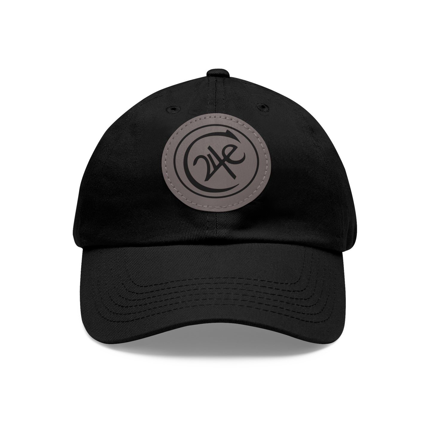 24e LEATHER PATCH DAD HAT | Casual Cap, Unique Headwear