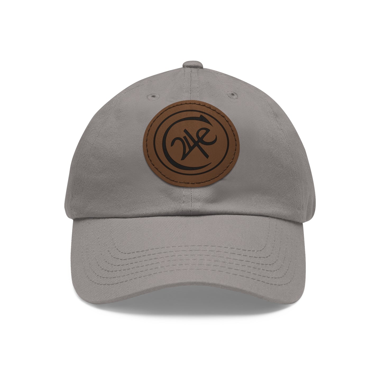 24e LEATHER PATCH DAD HAT | Casual Cap, Unique Headwear