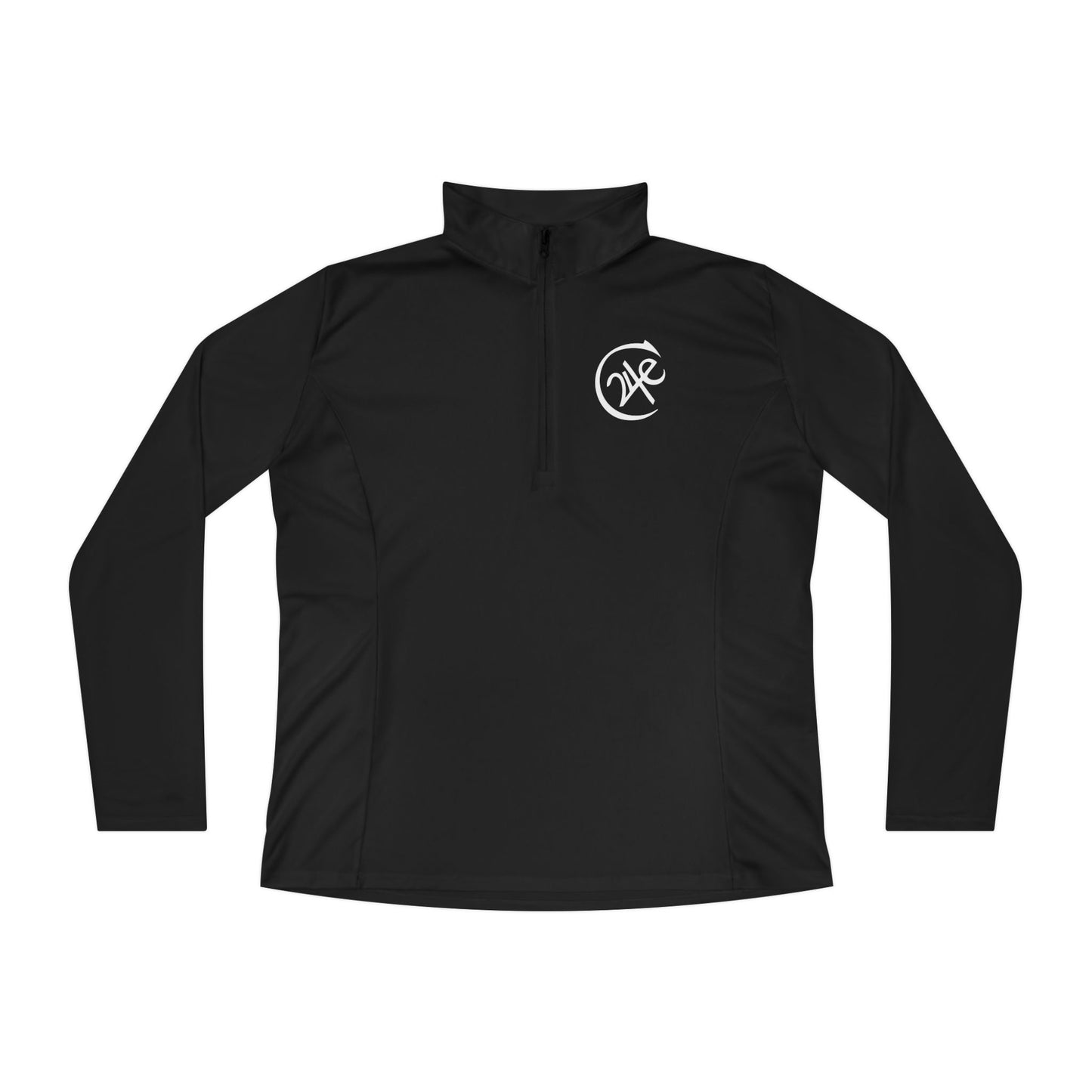 24e LOGO Quarter-Zip Pullover for Women