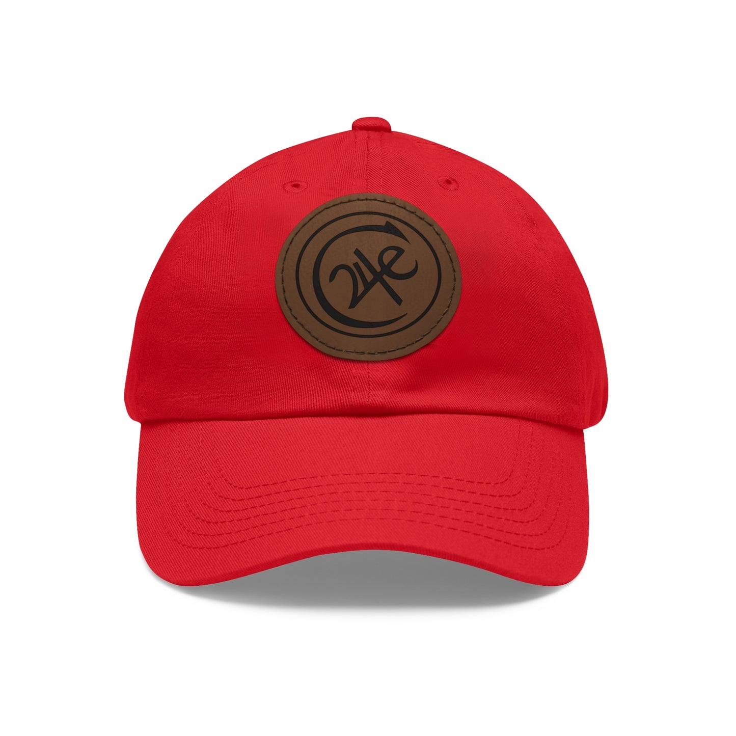 24e LEATHER PATCH DAD HAT | Casual Cap, Unique Headwear