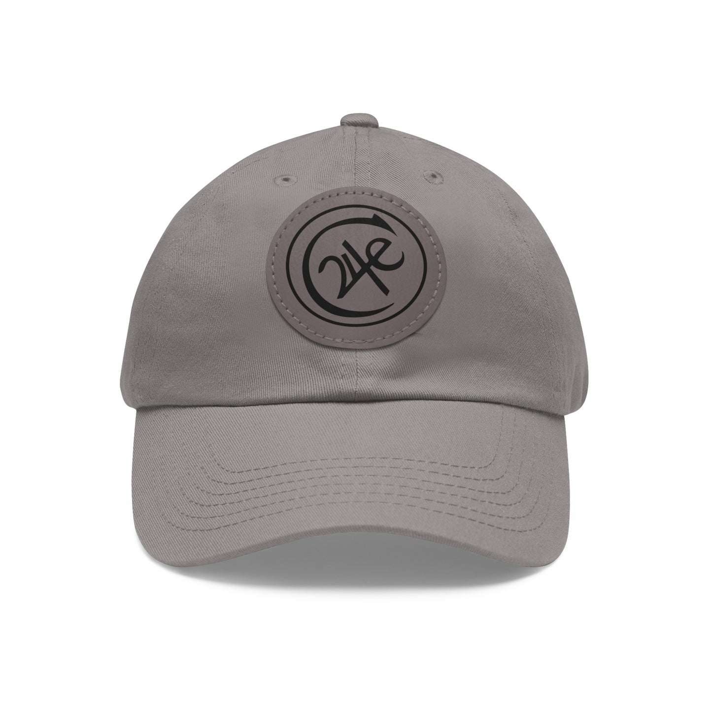 24e LEATHER PATCH DAD HAT | Casual Cap, Unique Headwear