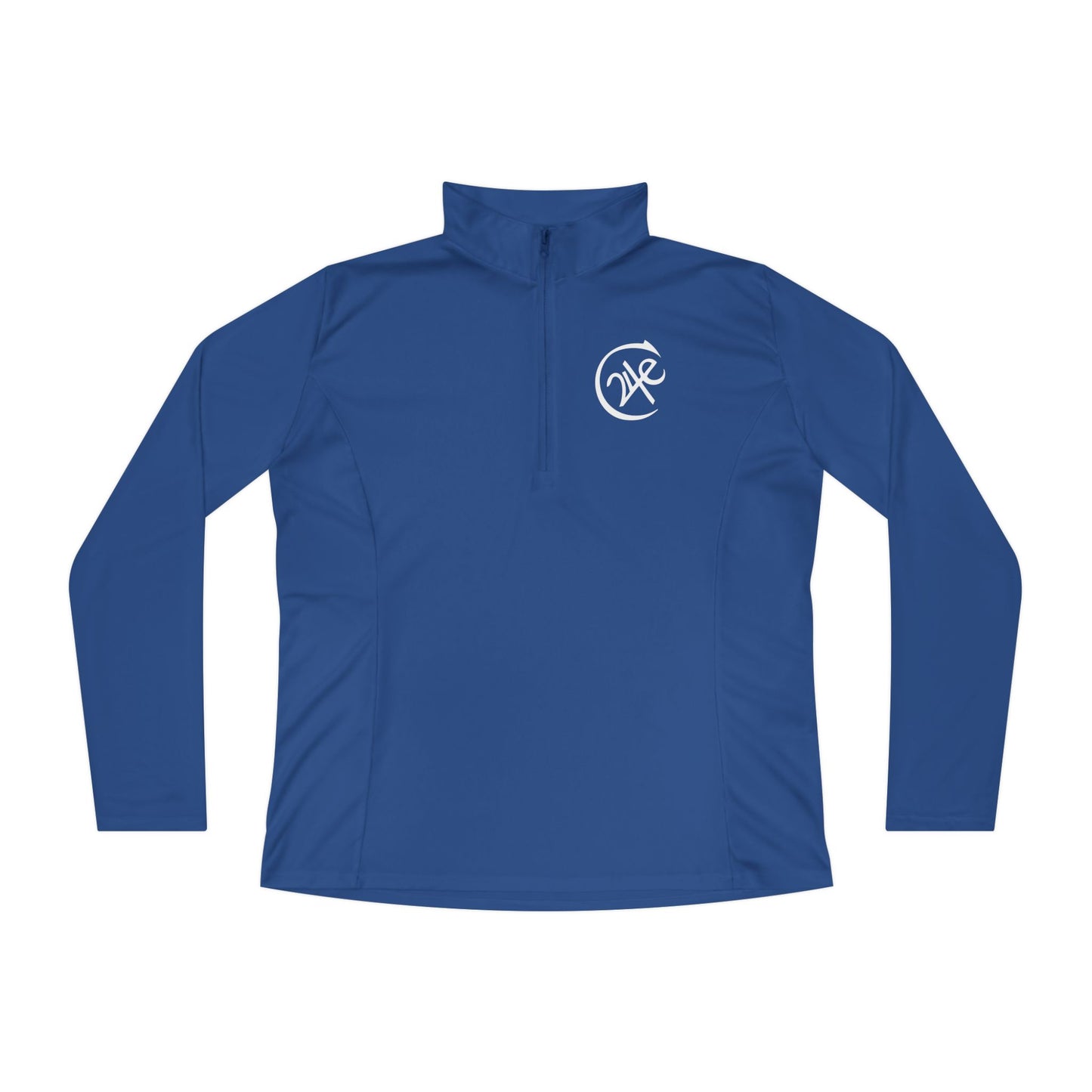 24e LOGO Quarter-Zip Pullover for Women