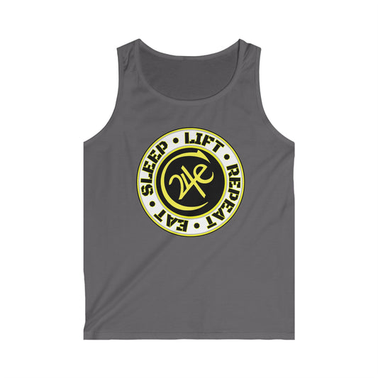 EAT SLEEP LIFT REPEAT Men's Muscle Tank