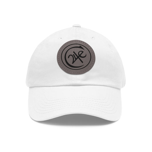 24e LEATHER PATCH DAD HAT | Casual Cap, Unique Headwear