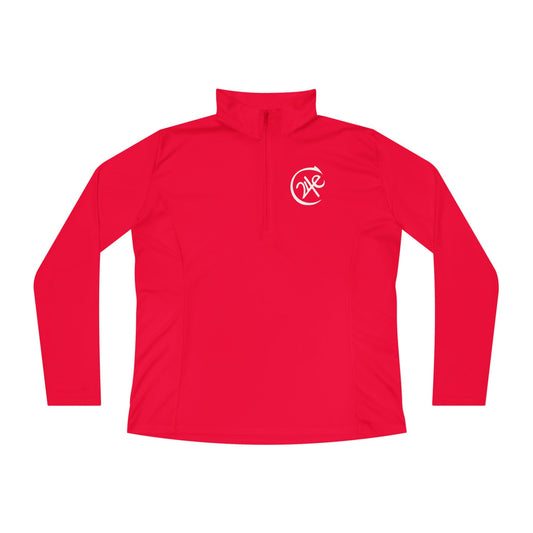 24e LOGO Quarter-Zip Pullover for Women